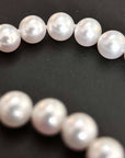 8-9mm No-Core Aurora White Freshwater Pearl Necklace