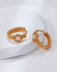 Braided Pearl Earrings - ORE Jewelry