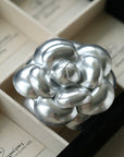 Chanel - Inspired Camellia Two - Way Brooch & Hair Clip - floysun