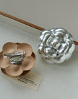 Chanel - Inspired Camellia Two - Way Brooch & Hair Clip - floysun