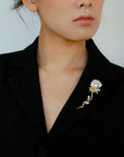 Rose Baroque Pearl Brooches - floysun