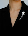 Rose Baroque Pearl Brooches - floysun