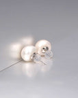6-7mm Aurora Button Freshwater Pearl Stud Earrings