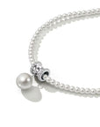 3-3.5mm & 9-10mm Natural Freshwater Pearl Millet Chain Necklace