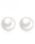 6-7mm Aurora Button Freshwater Pearl Stud Earrings