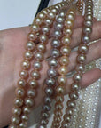 8-9mm Natural Freshwater Purple Pearl Necklace