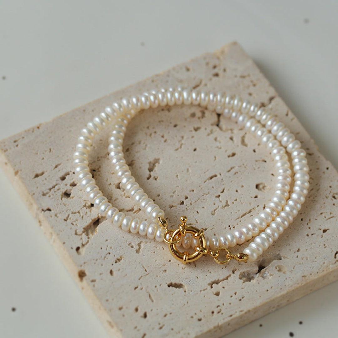 Baroque Pearl Beaded Necklace - 6