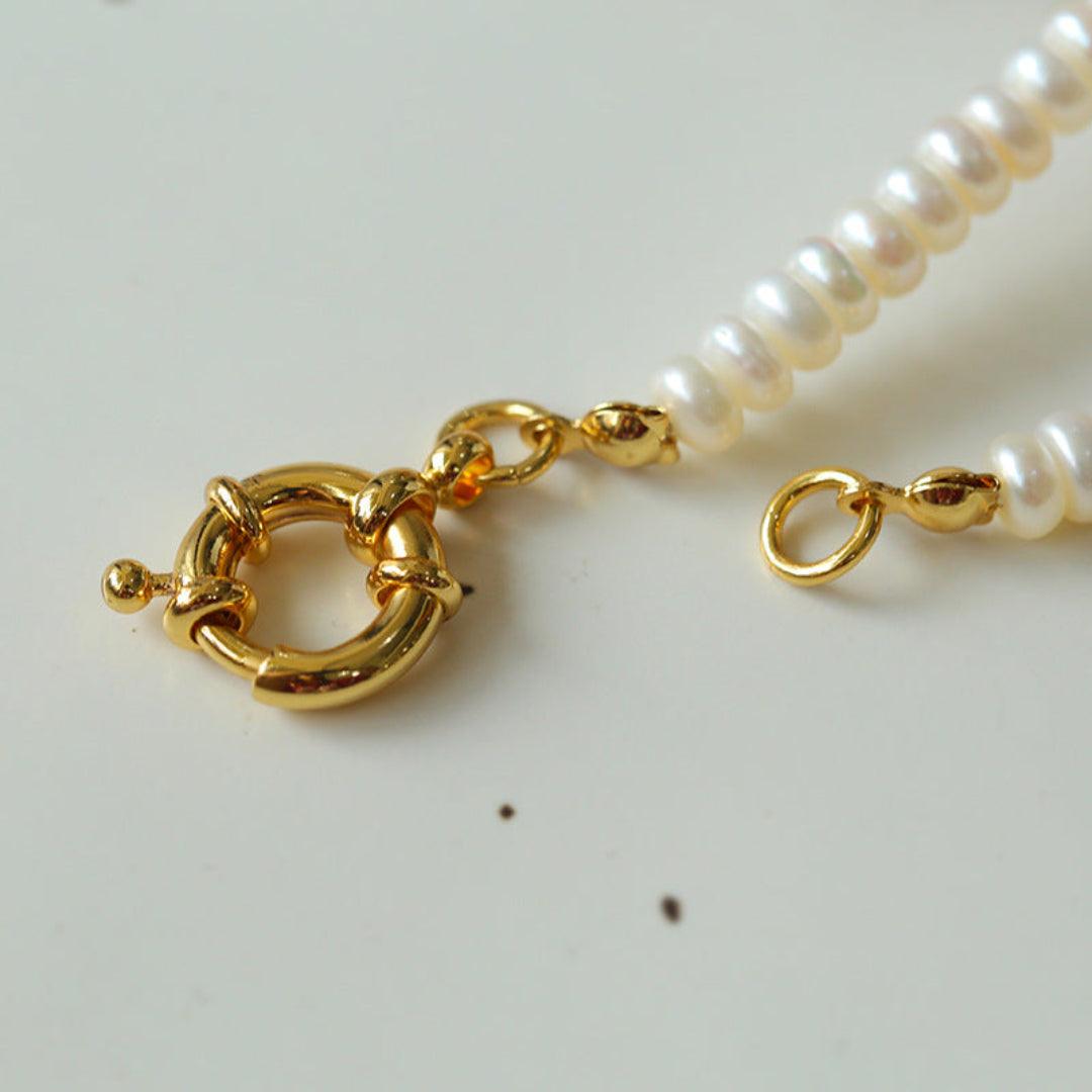 Baroque Pearl Beaded Necklace - 7