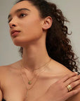 Coin Moissanite Chain Necklace Bundle