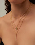 Coin Moissanite Chain Necklace Bundle