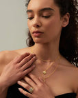 Coin Moissanite Chain Necklace Bundle
