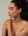Cross Moissanite Chain Necklace Bundle