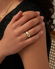 Dome Moissanite Statement Ring