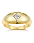 Dome Moissanite Statement Ring
