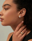 Dome Moissanite Statement Ring