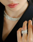 Galaxy Falls Series Shining Tassel Ring - Gembea Jewelry