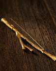 Vintage Gilded Branch Brooch