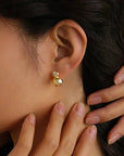 Orb Moissanite Stud Earrings