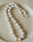 Round Baroque Pearl Beaded Necklace-3