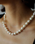 Round Baroque Pearl Beaded Necklace-4