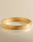 Sweet Words Love Custom Ring