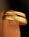 Sweet Words Love Custom Ring