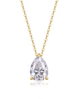 Tear of Joy Moissanite Pendant Necklace