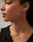 Tear of Joy Moissanite Pendant Necklace