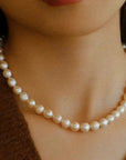 Wrinkled Baroque pearl Beaded Necklace - 3