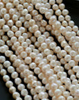 Wrinkled Baroque pearl Beaded Necklace - 5