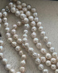 Wrinkled Baroque pearl Beaded Necklace - 8