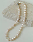 Wrinkled Baroque pearl Beaded Necklace 