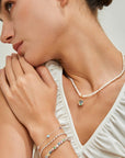 Ancient Coin Pearl Necklace - ORE Jewelry