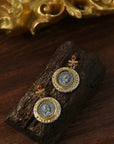 Ancient Coin Series Athena Goddess Coin Earrings Collection Style A earrings