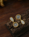 Ancient Coin Series Athena Goddess Coin Earrings Collection Style H earrings
