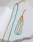 Aventurine Stone Necklace - ORE Jewelry