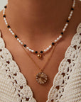 Black Onyx & Pearl Beaded Necklace - ORE Jewelry
