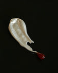 Brushstroke Red Agate Brooch - floysun