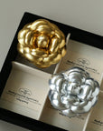 Chanel - Inspired Camellia Two - Way Brooch & Hair Clip - floysun