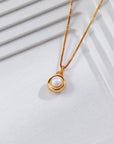 Classic Round Pearl Pendant - ORE Jewelry