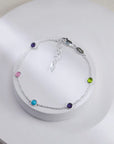 Color Stone Adjustable Bracelet - ORE Jewelry
