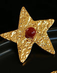Dazzling Stars Pentagram Planet Element Brooch - floysun