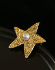 Dazzling Stars Pentagram Planet Element Brooch - floysun