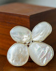 Elegant Temperament Natural White Mother - of - pearl Lilac Brooch - floysun