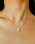 galactic-romance-925-silver-natural-pearl-star-moon-necklace -2