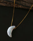 galactic-romance-925-silver-natural-pearl-star-moon-necklace -4