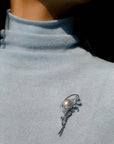 Gray Mabe Pearl Bouquet Brooch Elegant & Timeless Design - floysun
