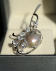 Gray Mabe Pearl Bouquet Brooch Elegant & Timeless Design - floysun
