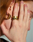 Handcrafted Color-Thread Open C-Ring