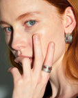 Handcrafted Color-Thread Open C-Ring
